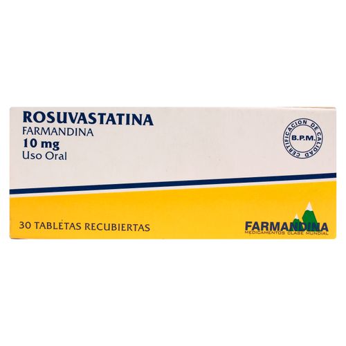 Rosuvastatina 10Mg Tab Cjax30 Gua Una Caja