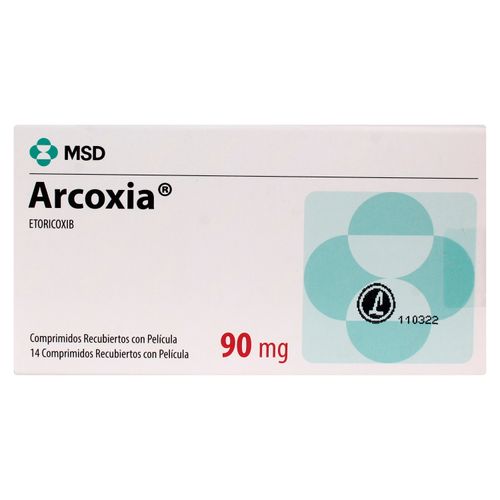 S Arcoxia 90 Mg Comprimido, PRECIO INDICADO POR COMPRIMIDO