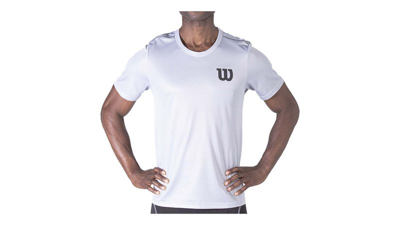 Comprar Playera Wilson Calada Caballero Gris Talla S | Walmart Guatemala