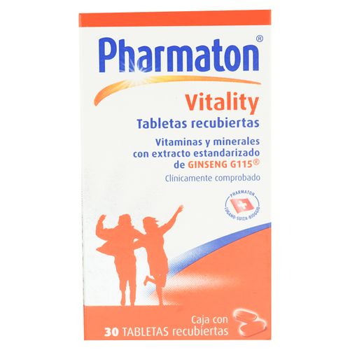Pharmaton Vitality 30 Tabletas
