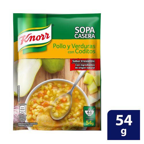 Sopa Knorr Pollo Verduras  - 54gr