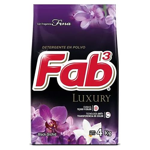 Detergente Fab3 Luxury White 4000g