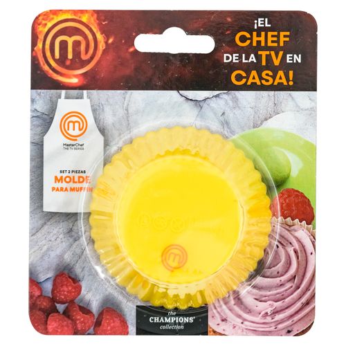 Molde Master Chef Para Muffin 2 Piezas