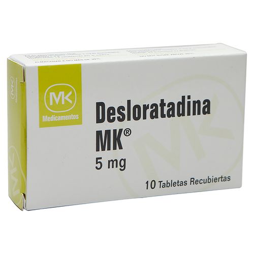 Desloratadina Mk 5mg - Precio indicado por tableta