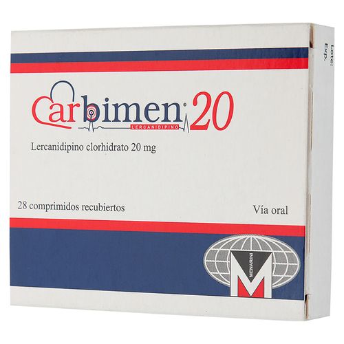 Carbimen Menarini 20 20 Mg X 28 Comprimidos