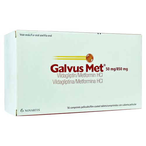 Galvus Novartis Met 850/50 Mg 56 Tabletas