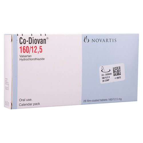 Co-Diovan Novartis 160/12.5 Mg 28 Tablletas