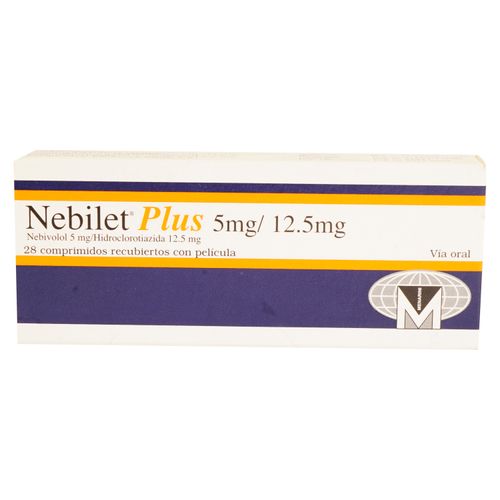 Nebilet Plus Menarini 5/12.5 Mg X 28 Comprimidos