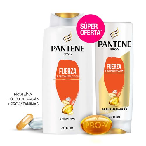 Pack Pantene Shampoo Acondicionador Fuerza Reconstructiva 900ml