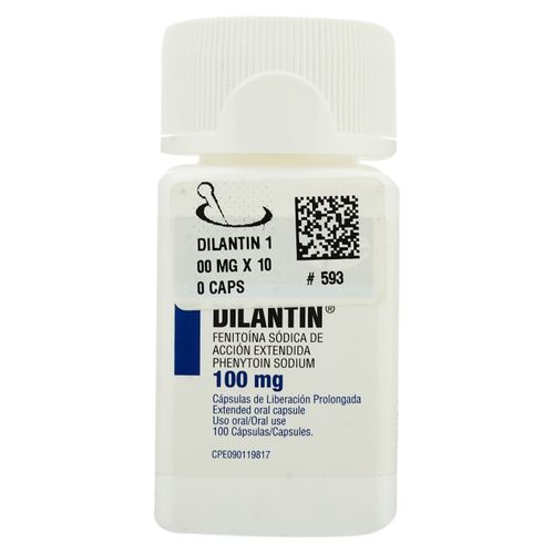 Dilantin Pfizer 100 Mg X 100 Capsulas