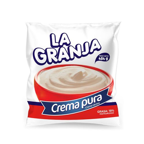 Crema Pura La Granja En Bolsa - 454gr