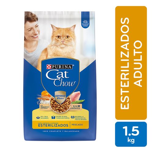 Alimento Seco Gato marca Purina Cat Chow Esterilizados -1.5kg
