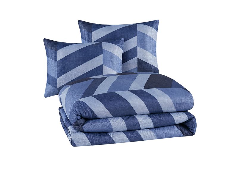 Edred-n-Mainstays-Dise-o-Seersucker-reversible-Tama-o-Full-Queen-3-Piezas-Color-Azul-Modelo-WMCE10-351-3-49717