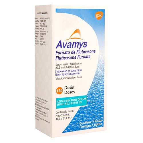 Spray Nasal Glaxosmithlike Avamys Dosis 120