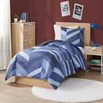 Edred-n-Mainstays-Dise-o-Seersucker-reversible-Tama-o-Twin-2-piezas-color-Azul-Modelo-WMCE10-350-1-49716