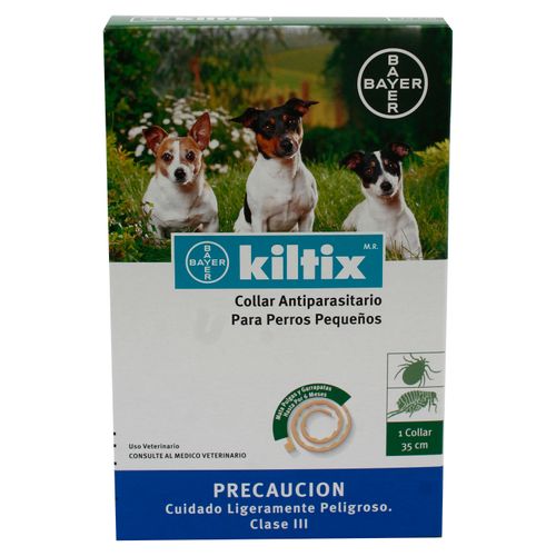 Collar Bayer Antiparasitario Kiltix Pequeño