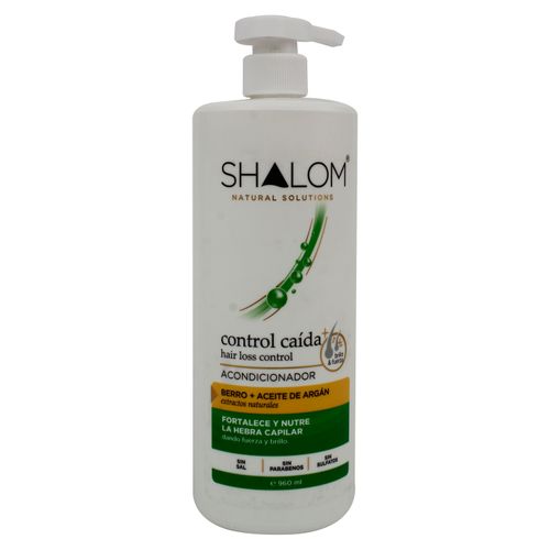 Acondicionador Shalom Control Caída - 960ml