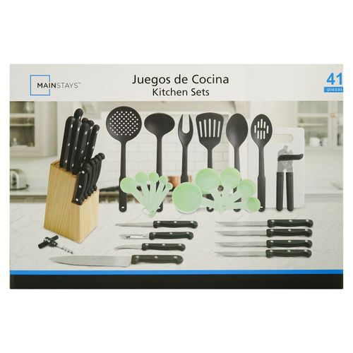 Set De Utensilios De Cocina Mainstays 41 Piezas