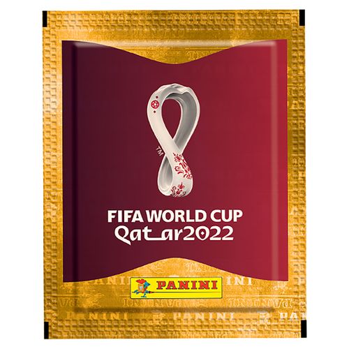Sobre de 5 postales o estampillas Panini Mundial de fútbol FIFA Qatar 2022  Unidad