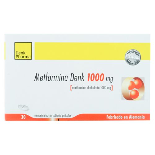 Metformina Denk Pharma 1000Mg X30 Tableta