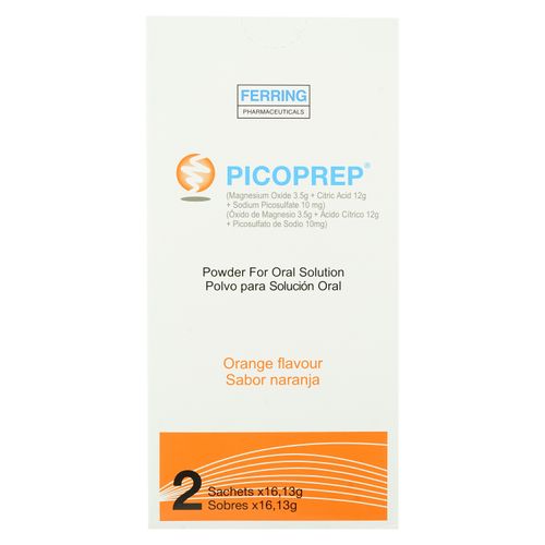 Polvo Picoprep sabor naranja caja 2 sobres - Precio indicado por caja