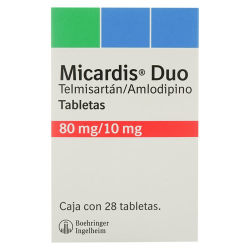 Antiipertensivo Micardis Duo 80/10Mg X28 Tabletas