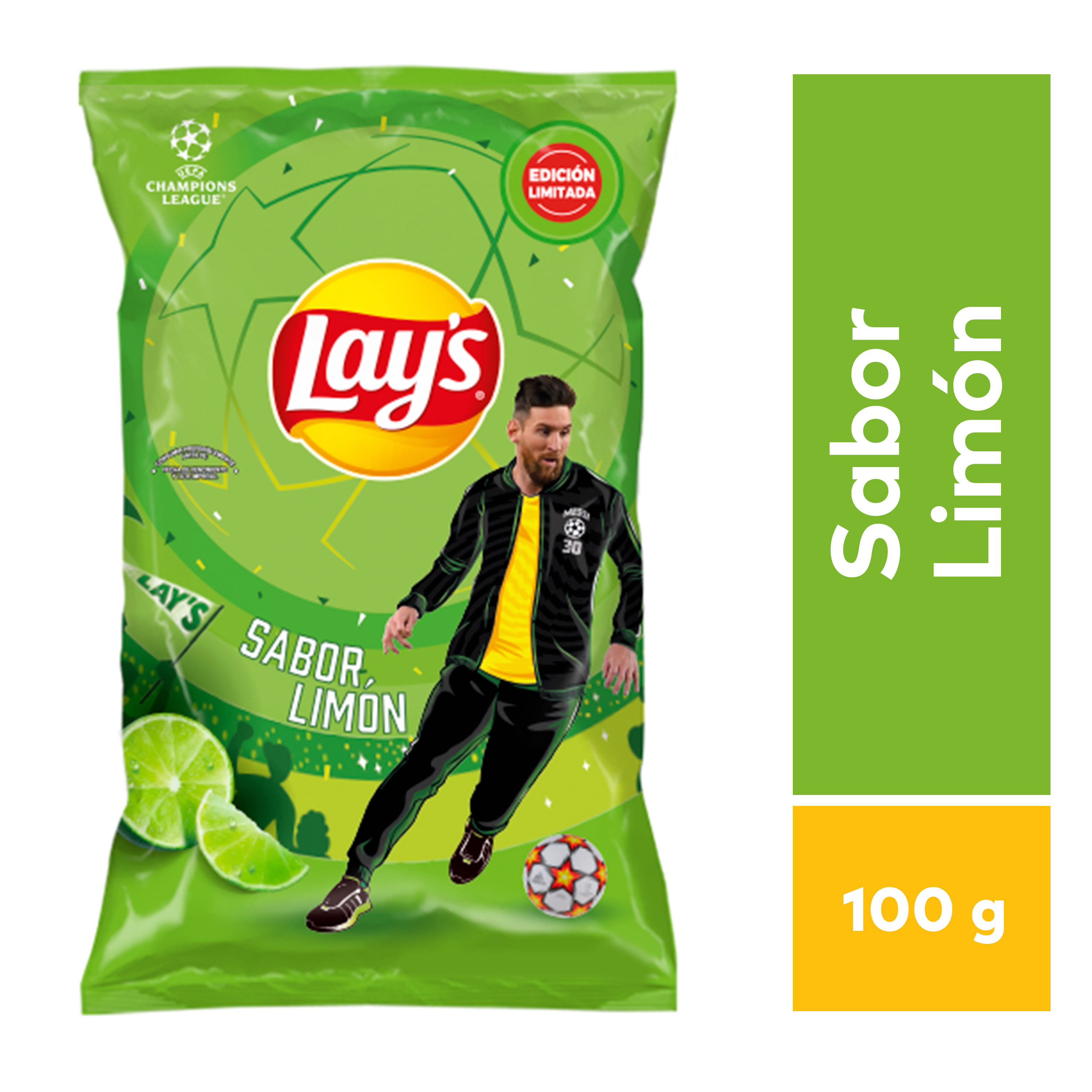 Snack Lays Limon Uefa - 100gr