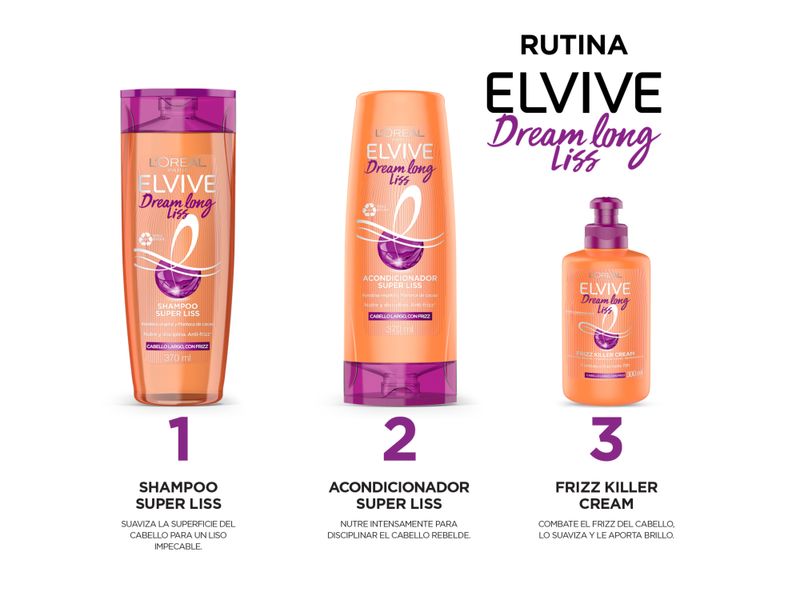 Crema-Para-Peinar-Frizz-Killer-L-Or-al-Par-s-Elvive-Dream-Long-Liss-300ml-7-38883