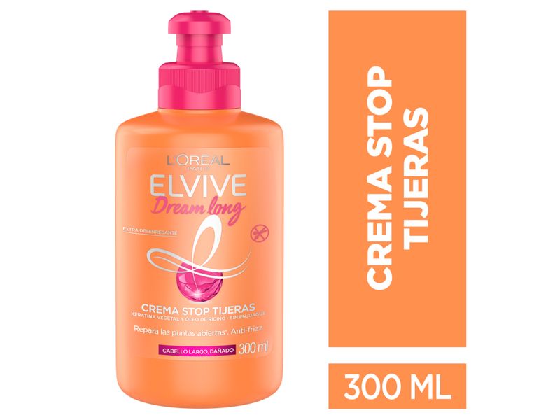 Crema-Para-Peinar-Stop-Tijeras-L-Or-al-Paris-Elvive-Dream-Long-300ml-1-38838