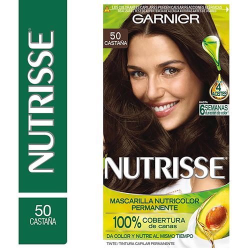 Tintura Permanente Garnier Nutrisse - Castaña 50