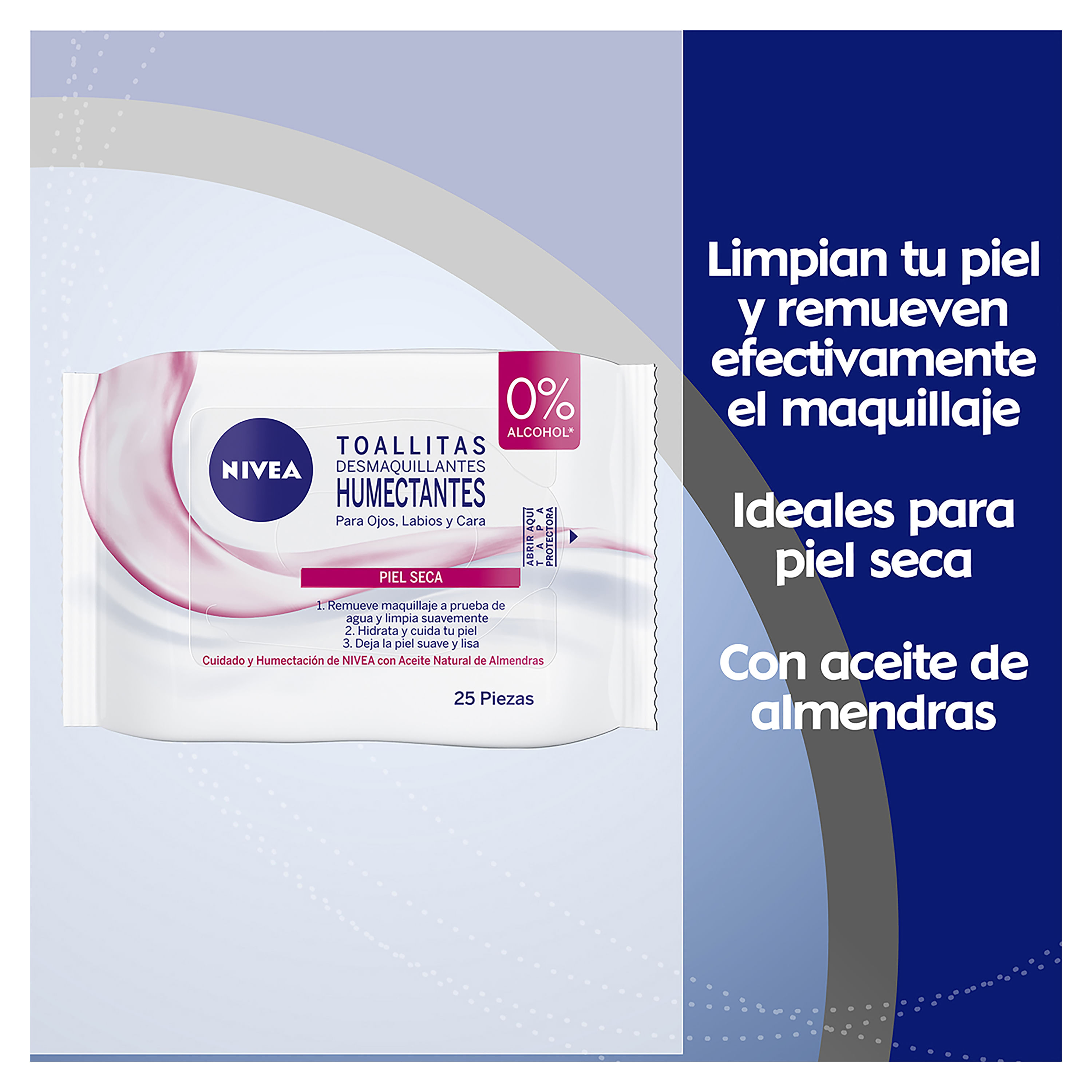 PACK x1 Toallas Faciales Beauty Remueve Maquillaje