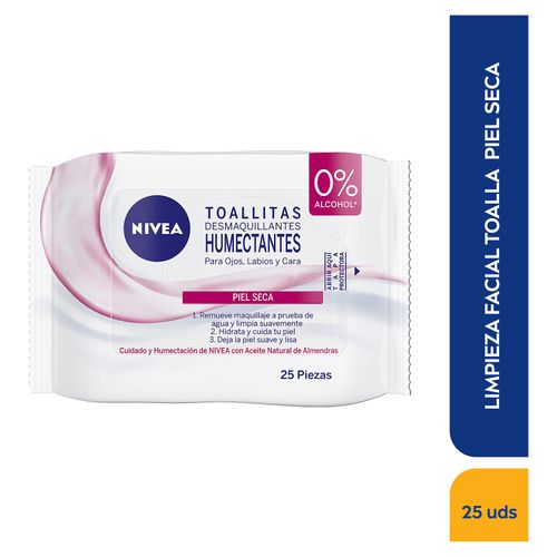 Toallas Nivea Desmaquillantes 3 en 1 Visage -25un.