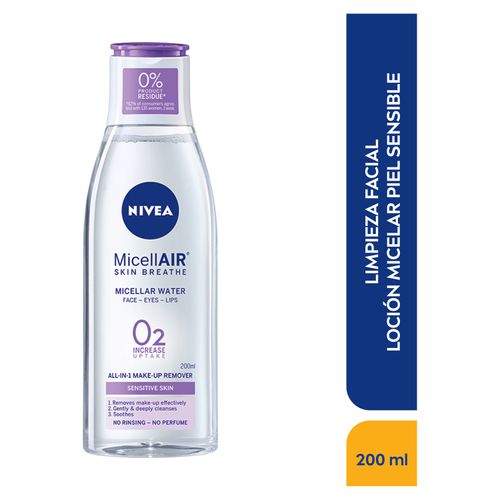 Agua Nivea Micelar Piel Sensible 200Ml