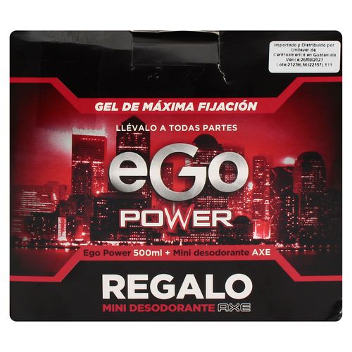 Gel Ego Power 12X500Mlmini Axe Black