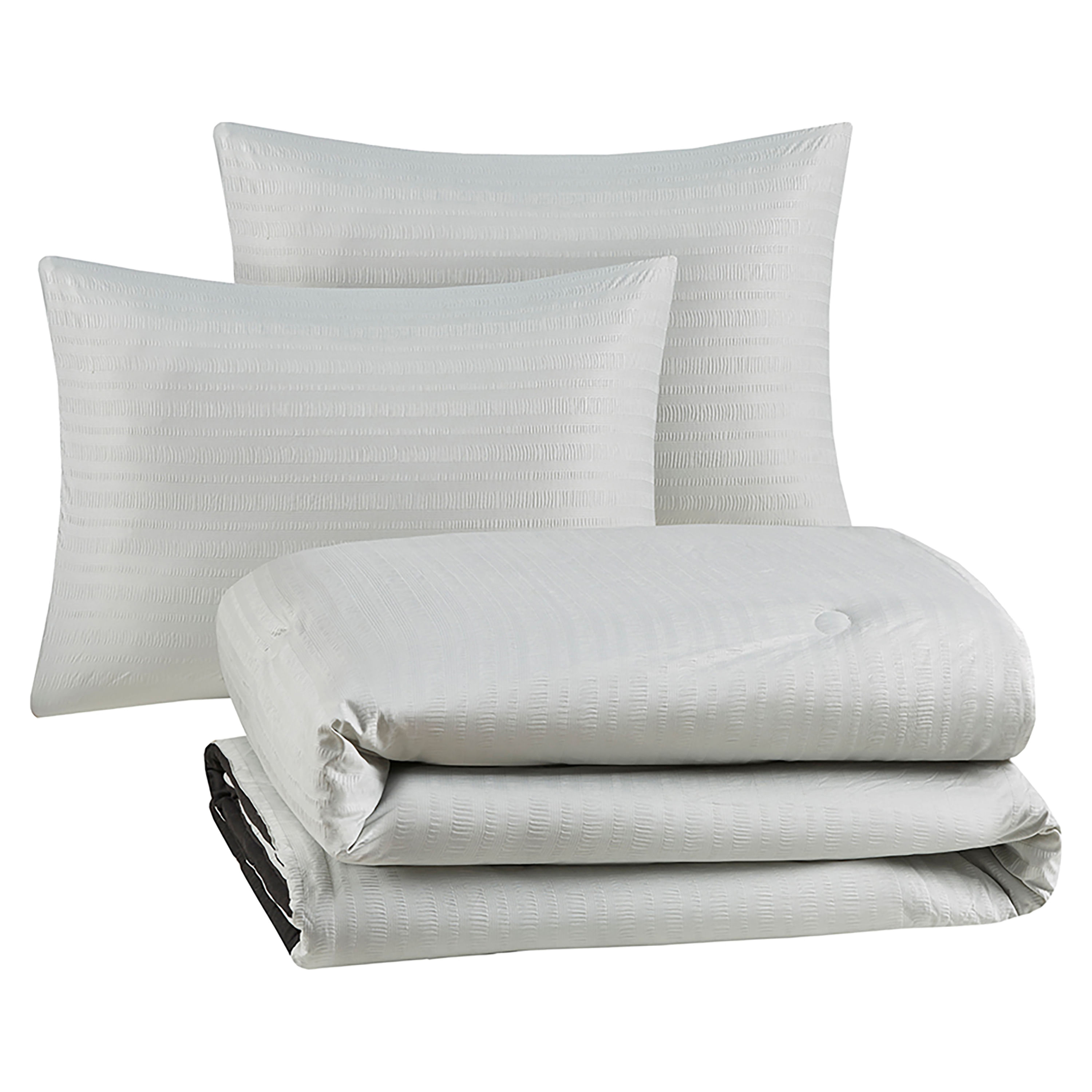 Secgo - Edredones tamaño Queen, juego de ropa de cama 100% algodón (90 x 98  pulgadas) con 2 fundas de almohada, colcha reversible ligera y acolchada