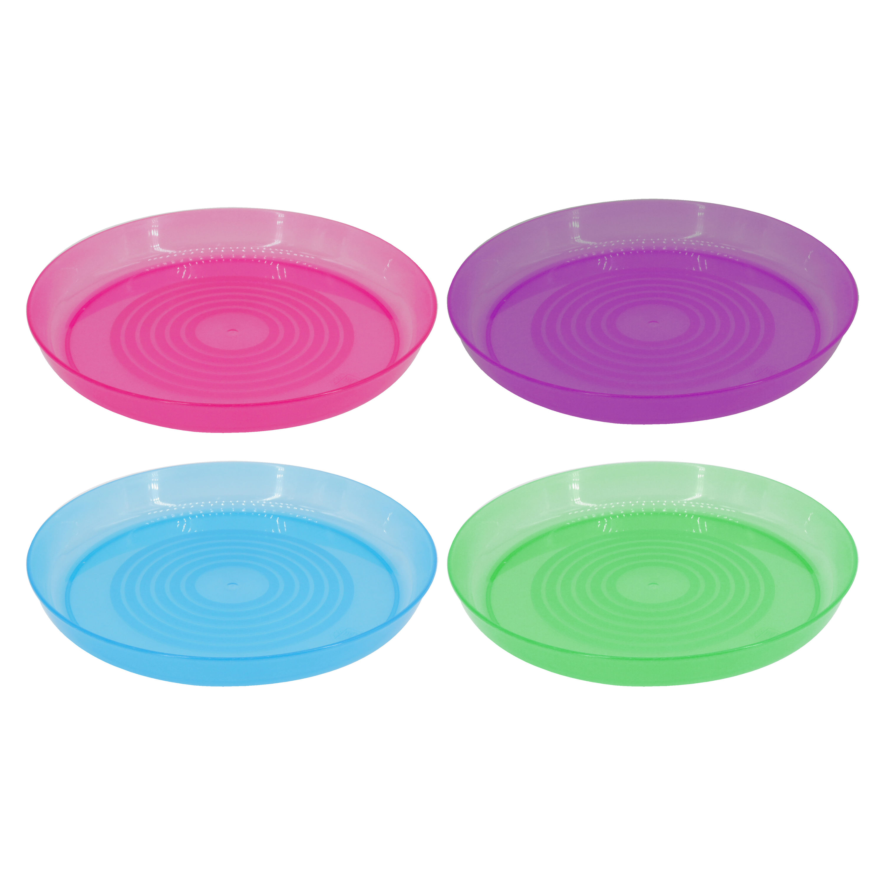 EckoHogar - Set de porta platos decorativos plásticos