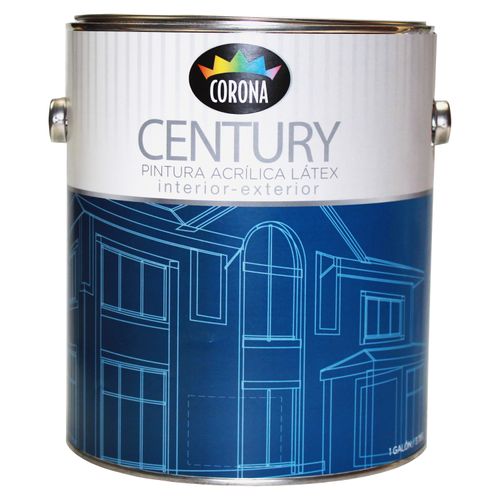 Pintura Látex Century Acrílica Color Turquesa - 1 Galón