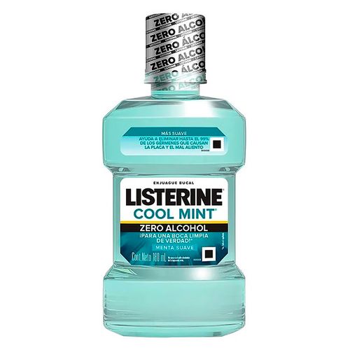 Enjuague Listerine Cool Mint Zero 180Ml