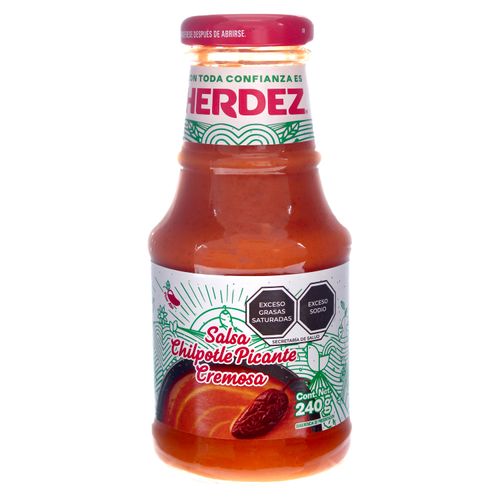 Salsa mexicana Herdez chipotle picante cremosa - 240 g