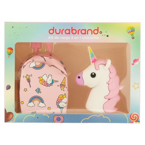 Kit Durabrand De Carga 3 En 1 Unicornio