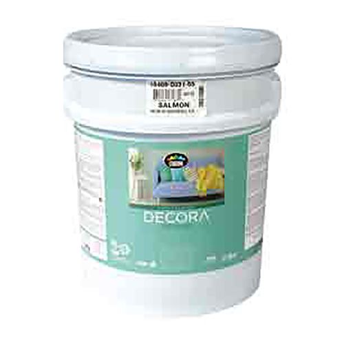 Pintura Latex Decora, Para Interiores Fórmula Mejorada Color Salmon En Cubeta - 5 Galónes