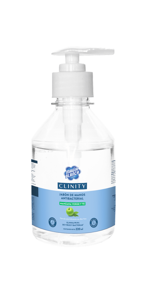 Jabón De Manos Magia Blanca Antibacterial Manzana Y Té - 220ml