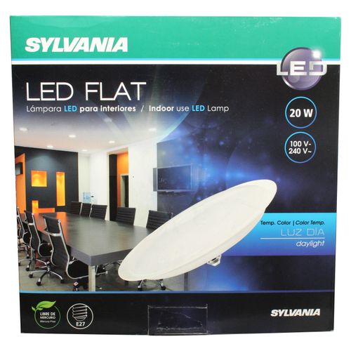 Bombillo Led Sylvania, 20W Circular rosca E27 -Und