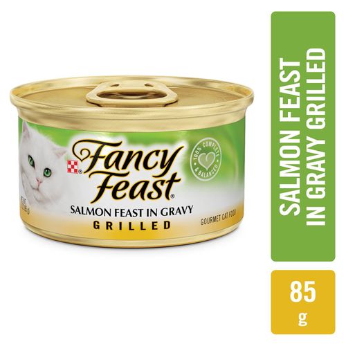 Alimento Húmedo Gato Adulto Purina Fancy Feast  Salmón Feast in Gravy - 85gr