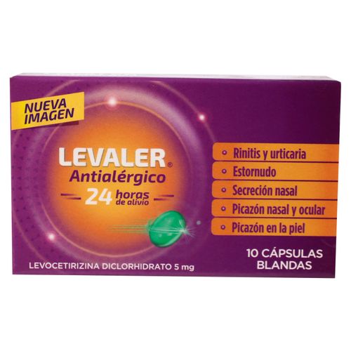 Levaler 5 Mg 10 Capsulas