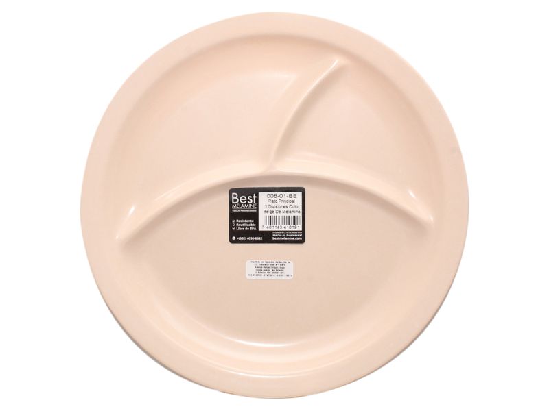 Plato-Best-Melamine-Principal-Beige-3-Divisiones-Melamina-2-54539