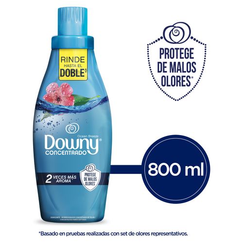 Suavizante Libre Enjuague Downy Ocean Breeze Concentrado - 800ml