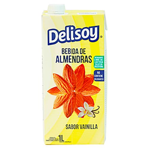 Bebida de Almendra Delisoy con Sabor Vainilla 100ml