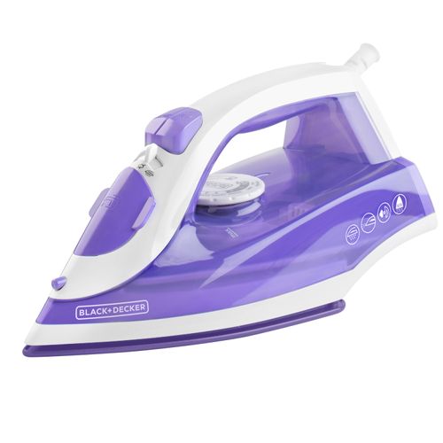 Plancha de Vapor Black + Decker TrueGlide Colors con Golpe de Vapor, IRBD204