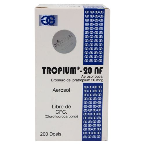 Tropium 20 Nf Generix 20 Mcg 200 Dosís Inha